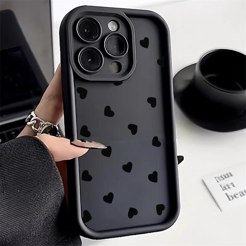 Cute Heart iPhone Phone Case – Full-Cover Protection, Stylish & Girly Design