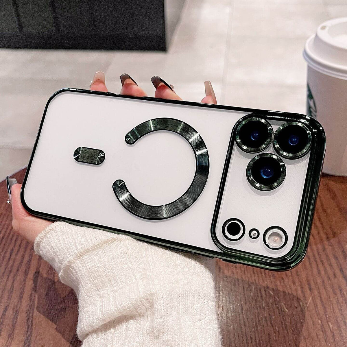 Classic Magnetic Shield iPhone Case – Full Coverage & Camera Protection