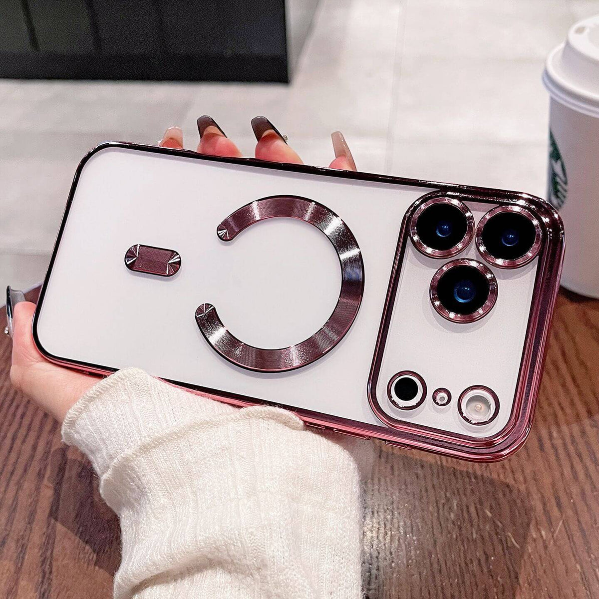Classic Magnetic Shield iPhone Case – Full Coverage & Camera Protection