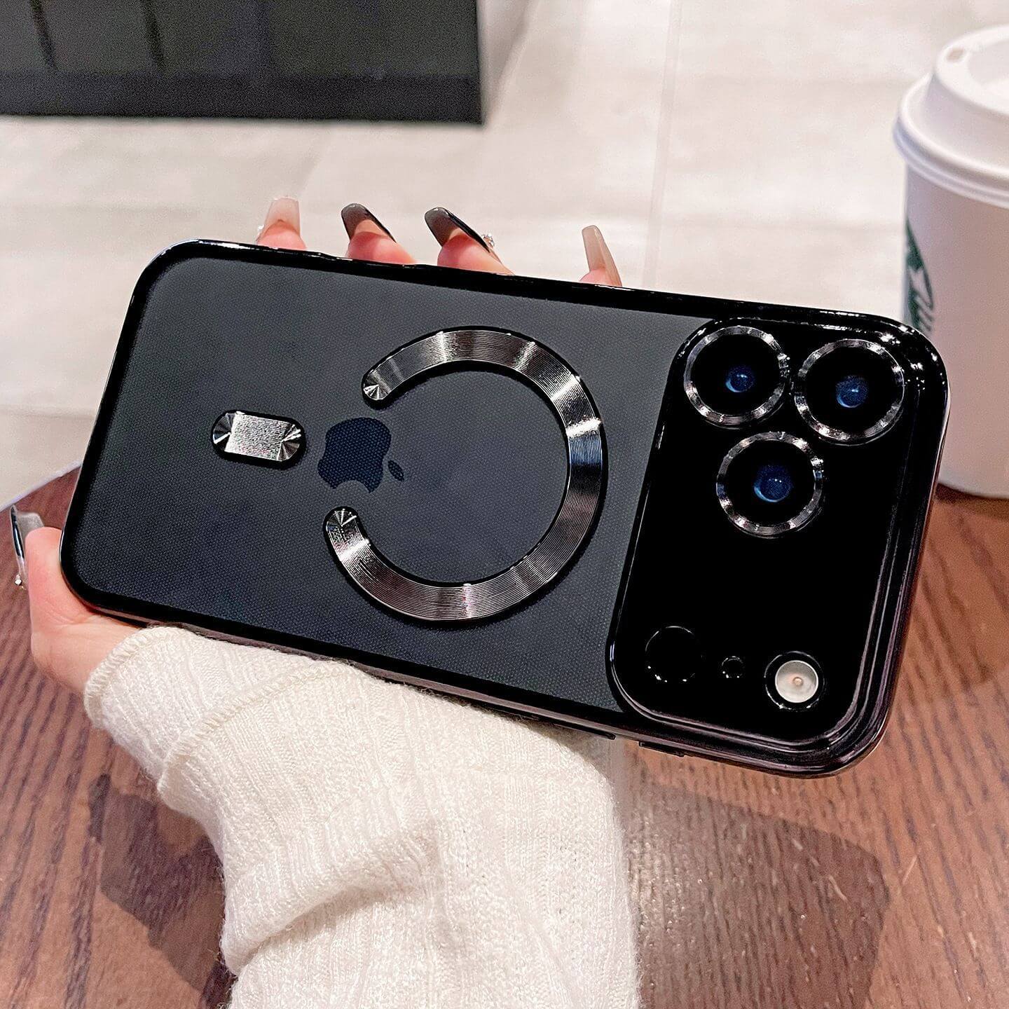 Classic Magnetic Shield iPhone Case – Full Coverage & Camera Protection